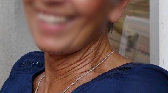 In Falten gelegt
